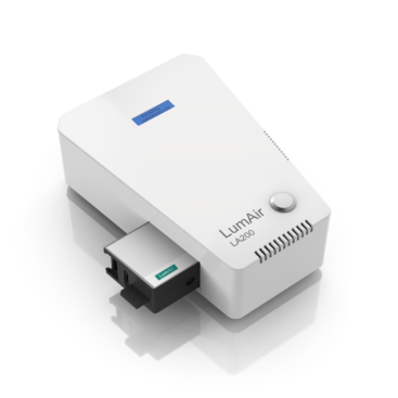 Pathogen detection monitor and inserted cartridge